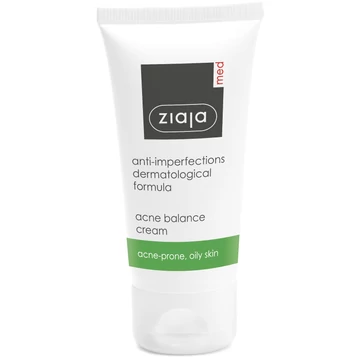 ZIAJA MED antibakteriális bőrhibák elleni krém aknés, seborrhoeas bőrre, 50 ml