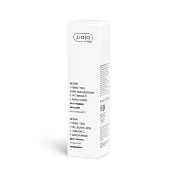 ZiajaPro anti-aging hidratáló program szérum Hydro-Trio hialuronsavval + C-vitaminnal + niacinamiddal 90 ml
