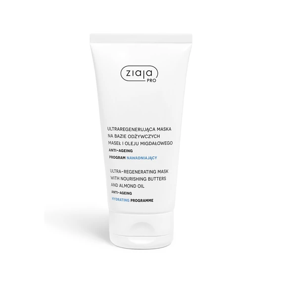ZiajaPro anti-aging hidratáló program ultra-regeneráló maszk tápláló vajakkal és mandulaolajjal 200 ml